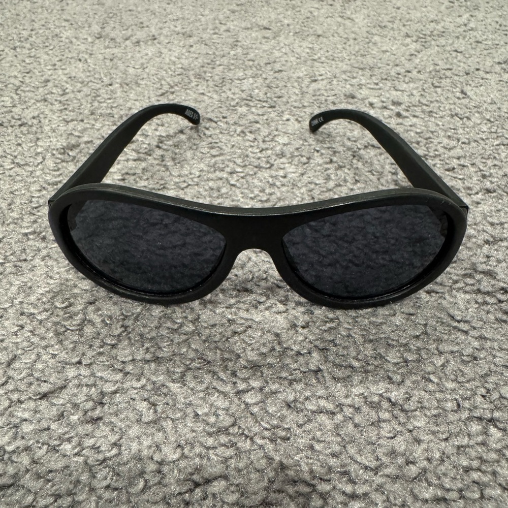 Babiators Black Sunglasses with Zippered Case - Excellent Condition